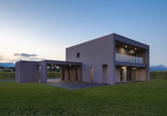 Casa design prefabbricata ad alto risparmio energetico 