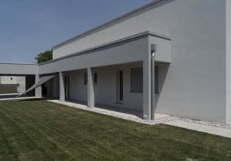 villa prefabbricata tetto piano 