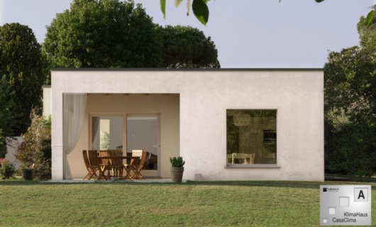 Casa moderna prefabbricata a telaio 