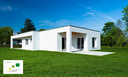 Una villa in legno moderna certificata CasaClima A. 