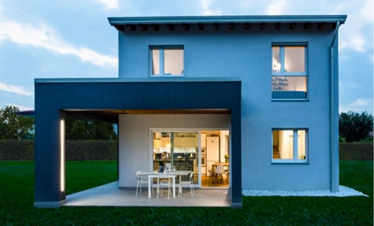 I led a filo muro del portico garantiscono la buona riuscita del progetto di un ambiente moderno. 