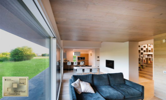 Villa in legno di design certificata Casaclima Oro 