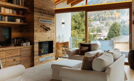 Le case in legno regalano agli abitanti un grande comfort abitativo interno. 