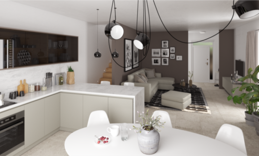 Ville a schiera in legno dalle alte prestazioni energetiche e grande comfort abitativo. 